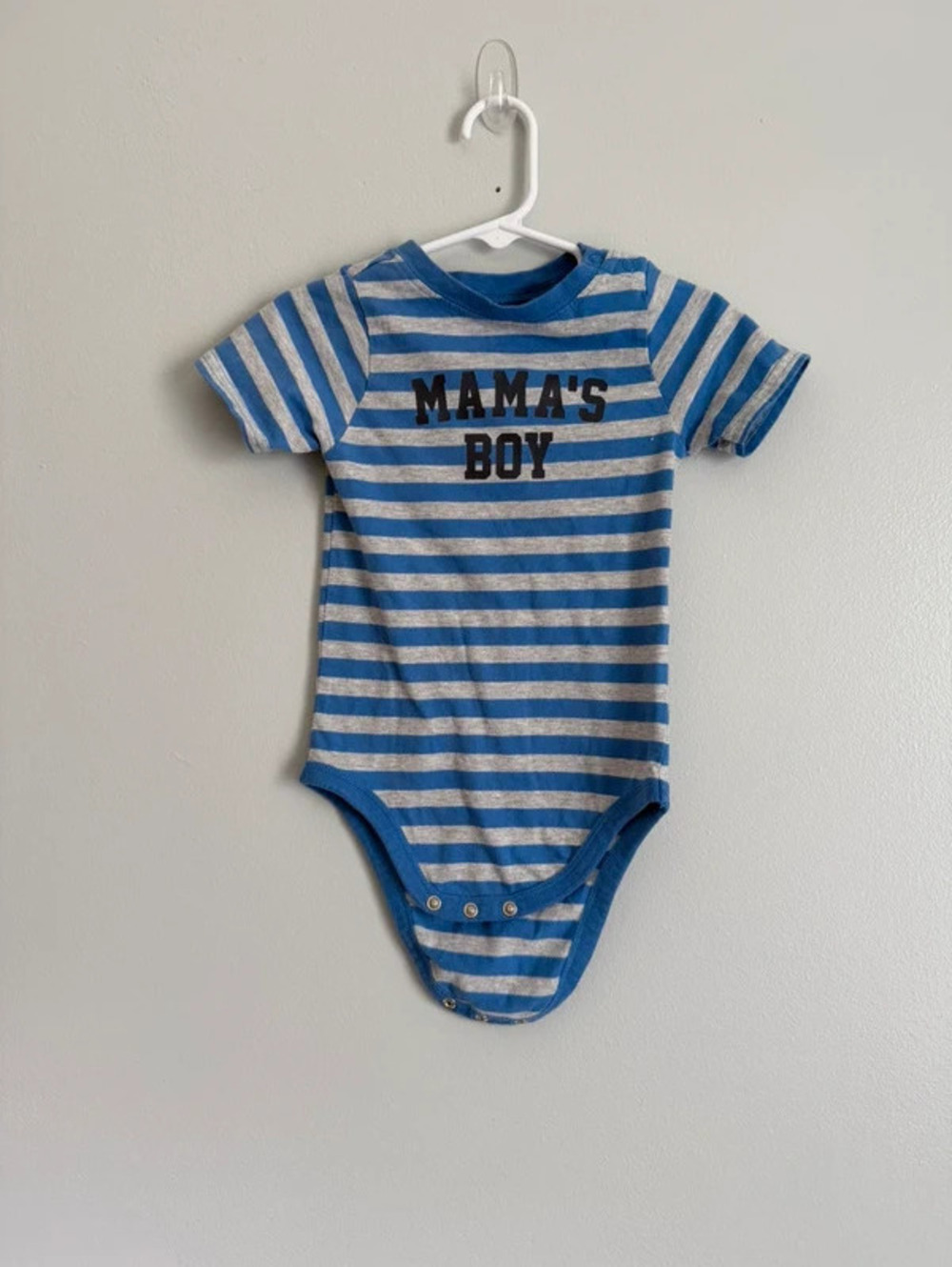 Garanimals Mama’s Boy Striped Bodysuit 24M